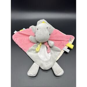 Appease Toys Hippo Hippopotamus Lovey Plush Baby Activity Security Blanket